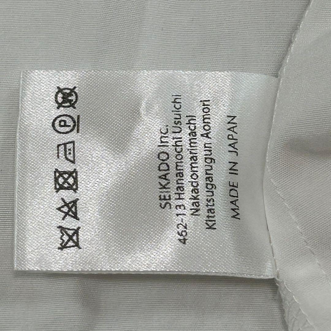 K41 M ケイナリタ スカラップパフスリーブ ブラウス ホワイト レディース