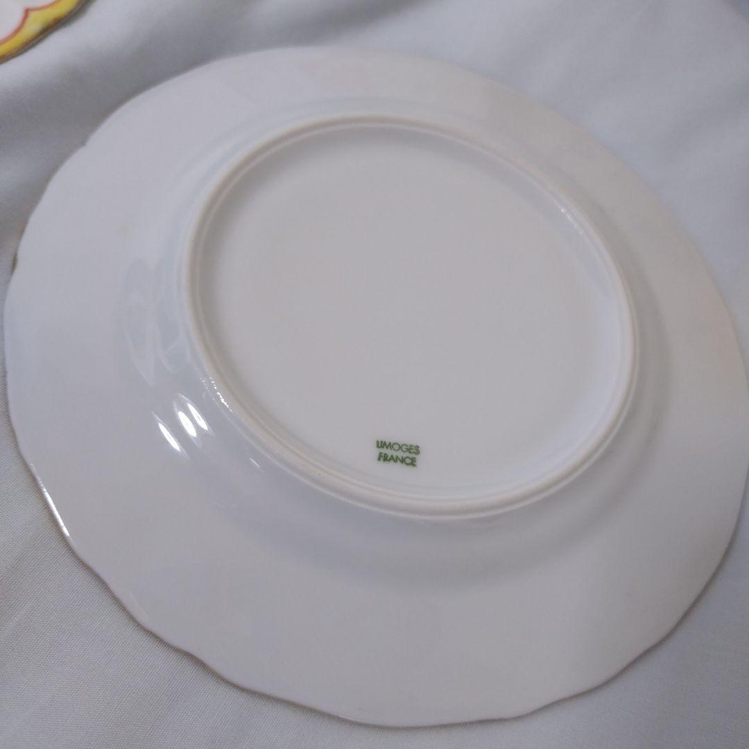 蔵出し【アンティーク】『LIMOGES』リモージュ ケーキ デザート皿 5枚