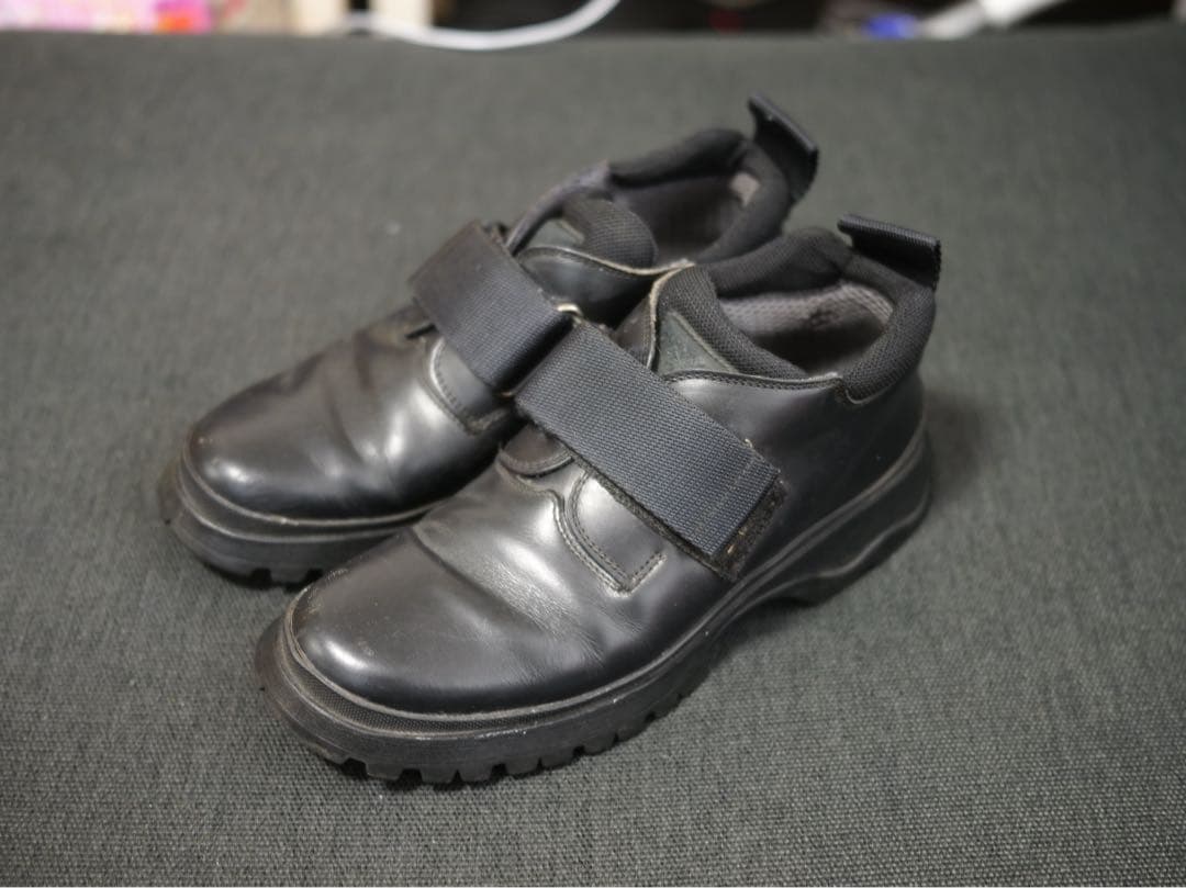 靴 00s Prada archive leather gimmick shoes