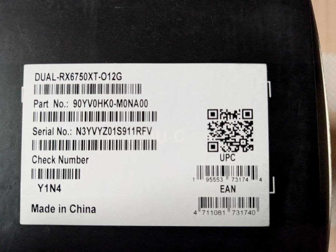 めい 「新品未開封」ASUS RX6750XT 12GB