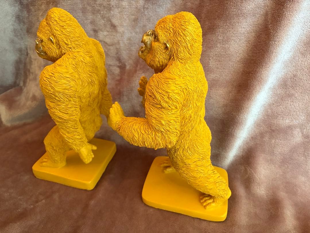 KARE ゴリラオレンジ　2/Set ブックエンド　ブックスタンド　本立て　新品