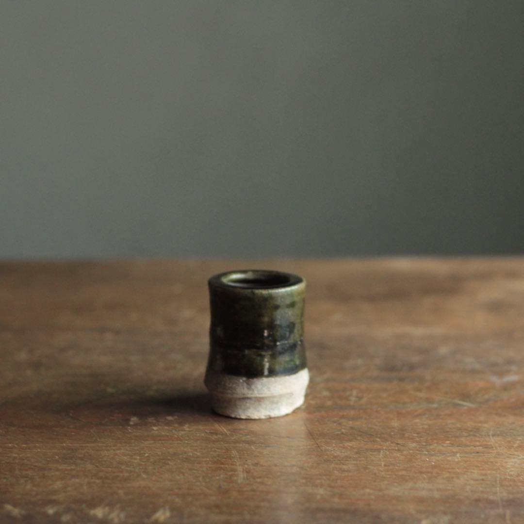 織部 筒香炉 野香炉 江戸時代 古美術 古道具 アンティーク