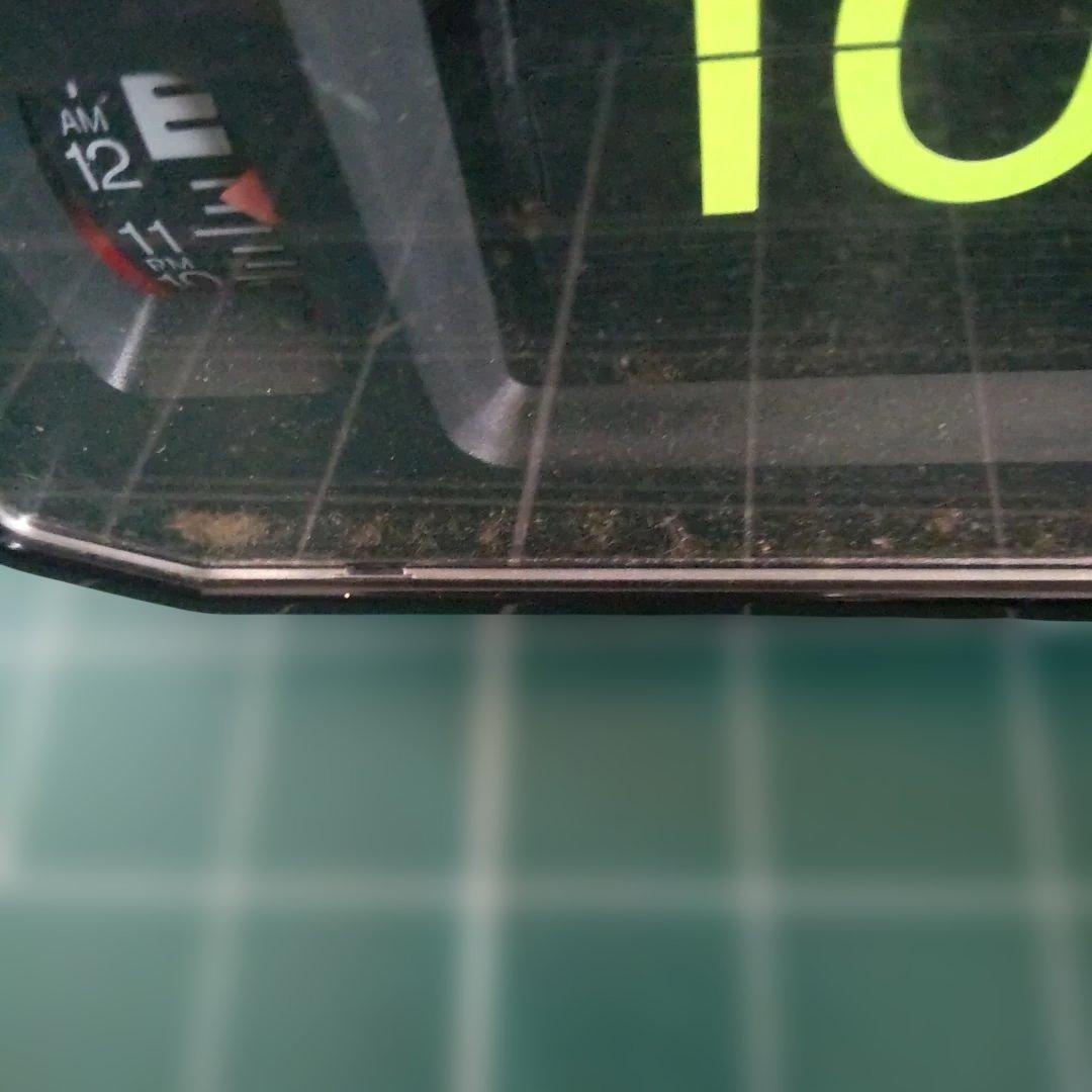 昭和レトロ パタパタ時計 シチズン 赤黒 動作確認済 乾電池式