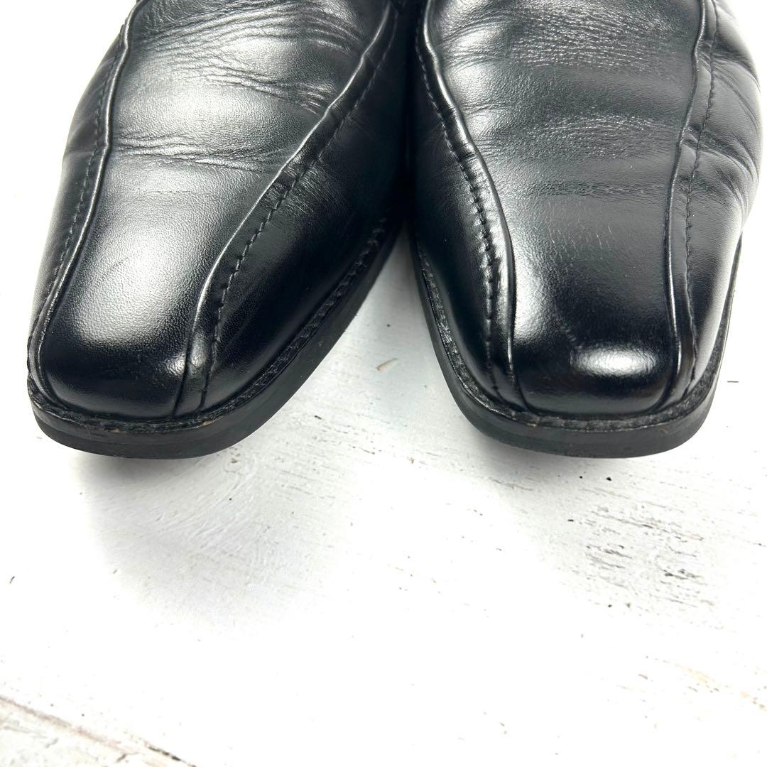 asics Runwalk ランウォーク スワールトゥシューズ 黒　26.5