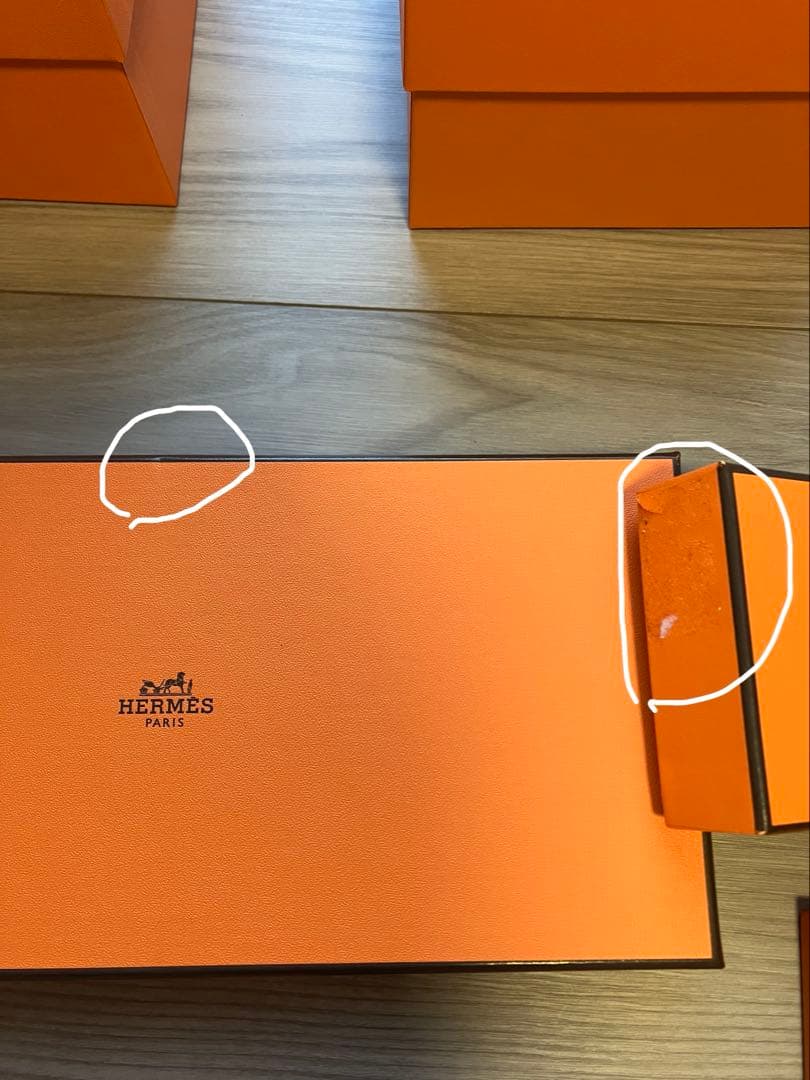 【17個セット】Hermes エルメス オレンジボックス 空箱 一部傷汚れあり