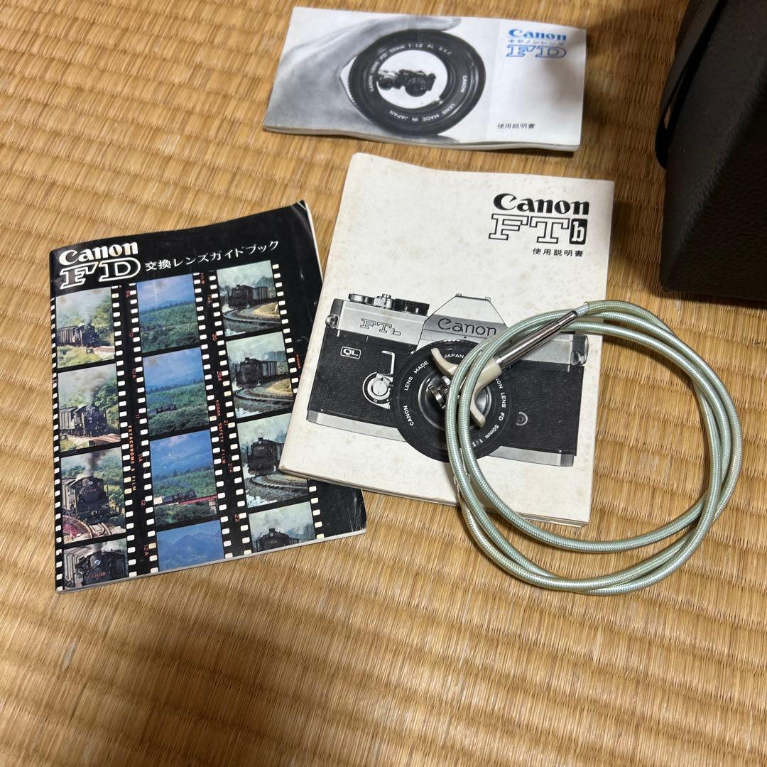 現状品！キャノンCanon FTb QL カメラ　レンズ　その他　ケース付き！