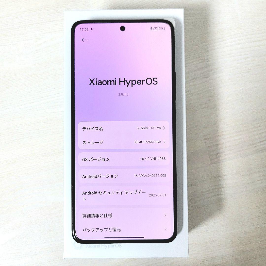 【美品】Xiaomi 14T Pro Titan Black 国内版 256GB