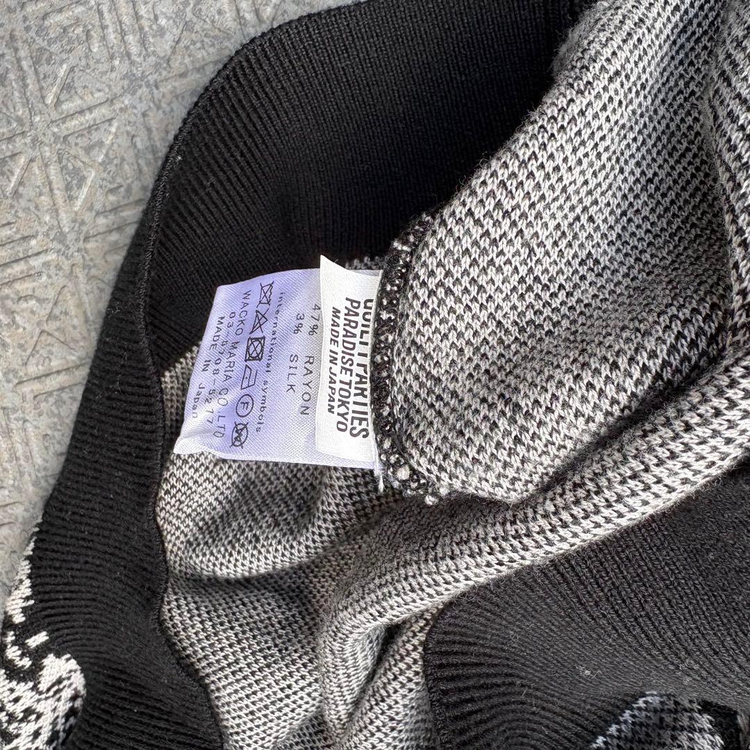 wacko maria ニットポロ 長袖 パイソン supreme wtaps