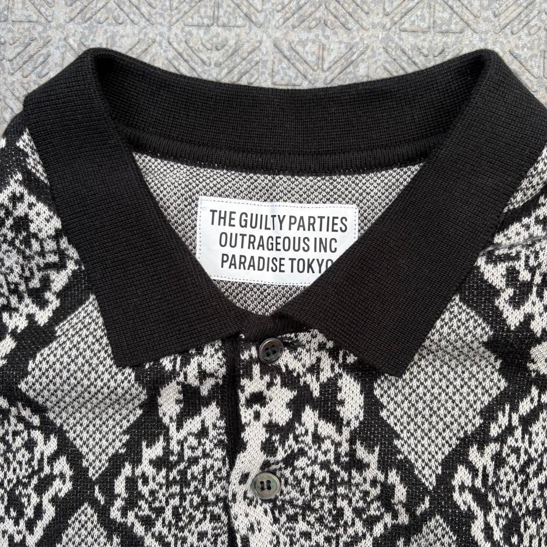 wacko maria ニットポロ 長袖 パイソン supreme wtaps