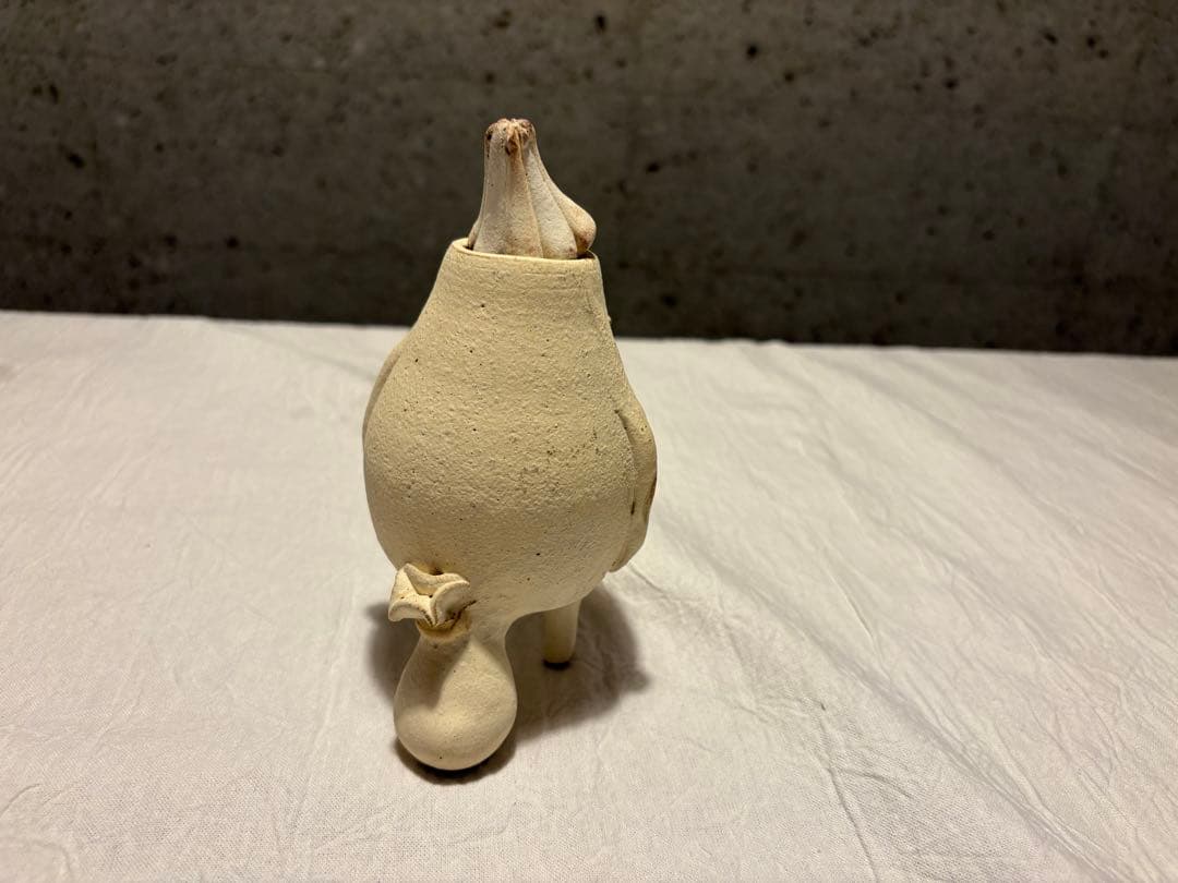 村上直子サンタ　オブジェ　花瓶　クリスマス