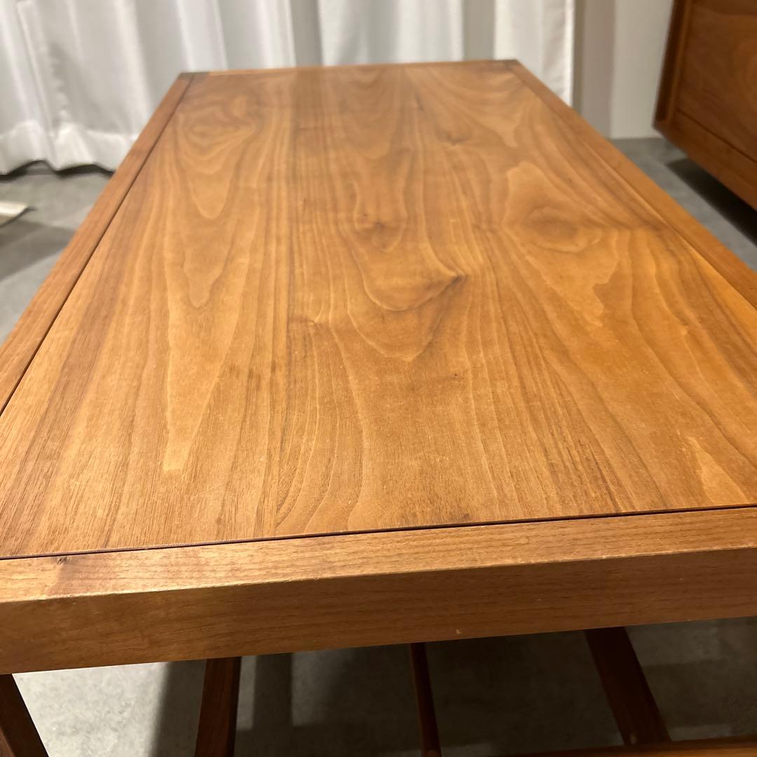 ブラックウォルナット 無垢材 ローテーブル オイル仕上げ ⚠️引取値引きあり