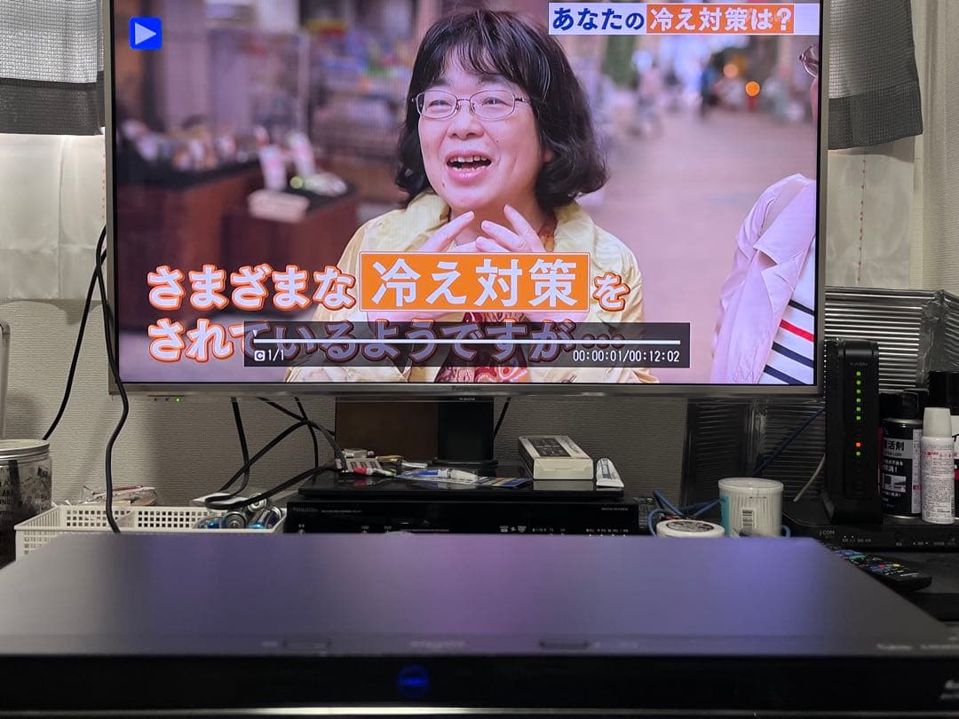 リモコン付　1TB 2番組録画　シャープブルーレイレコーダー　BD-NW1100