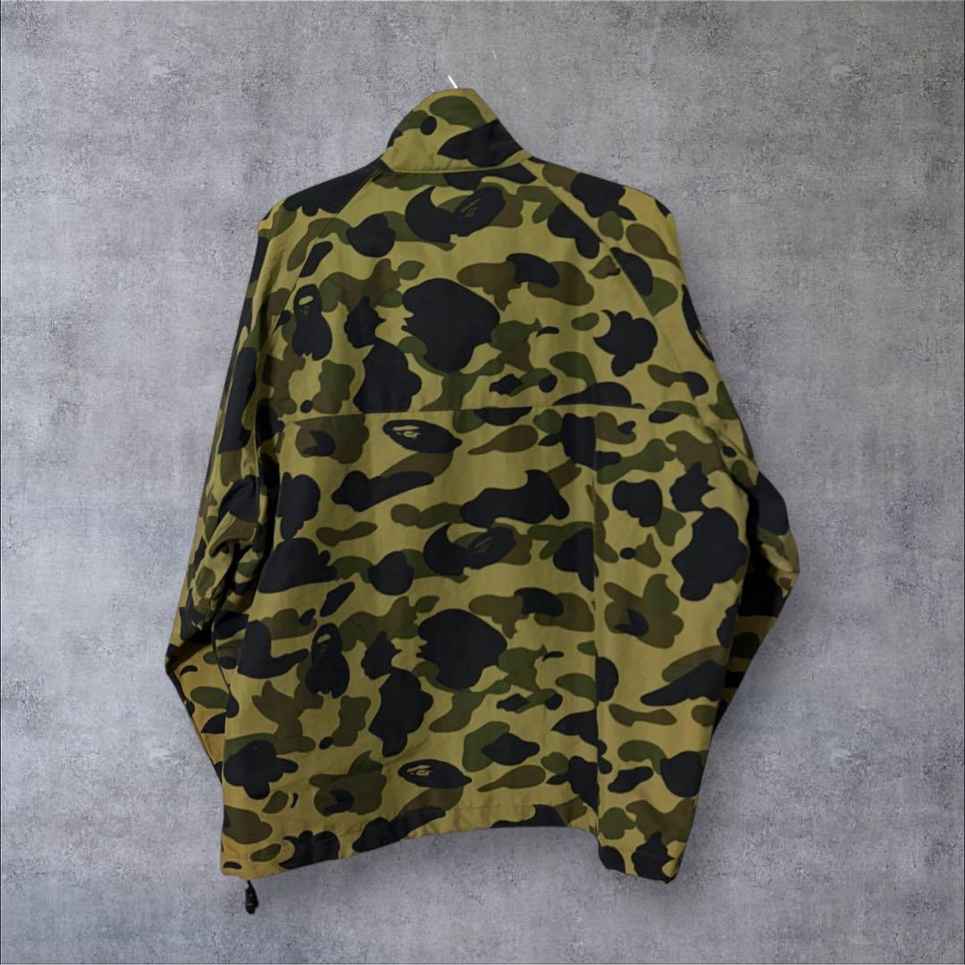 アベイシングエイプ 迷彩 ナイロンジャケット カモフラ 1stカモ XL 90s