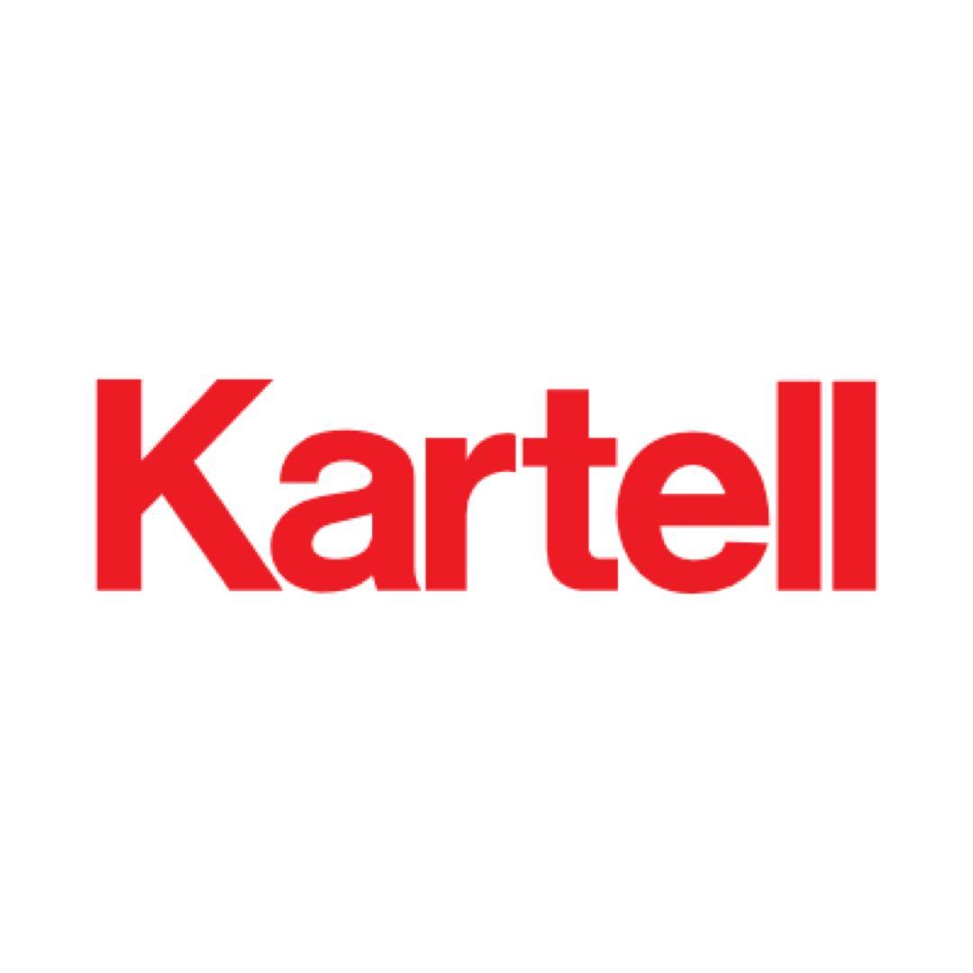 Kartell Betty ベージュ 2人掛けレザーソファ