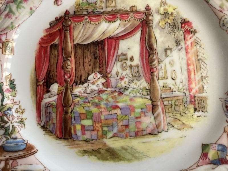 未発売の試作品Brambly Hedge イヤープレート ブランブリーヘッジ