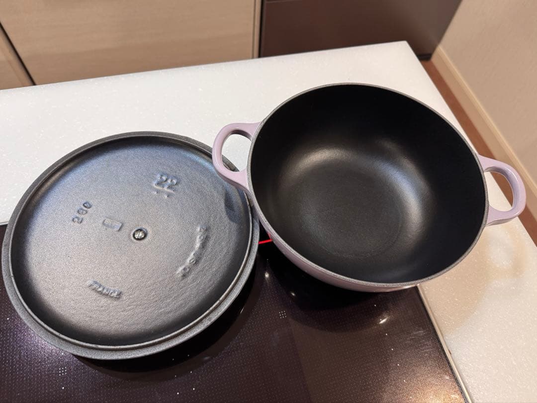 ルクルーゼ ジャポン マルミット 22cm ブリオッシュ限定色/パープル