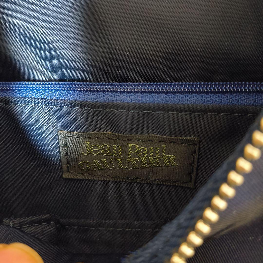 Jean Paul Gaultier ネイビー ハンドバッグ 玉虫色