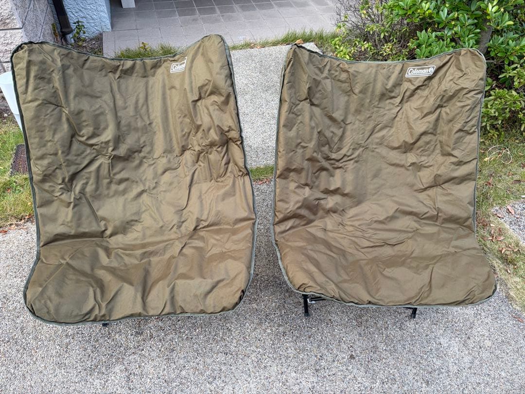 コールマン　ソフトチェア　オリーブ　2台　セット　椅子