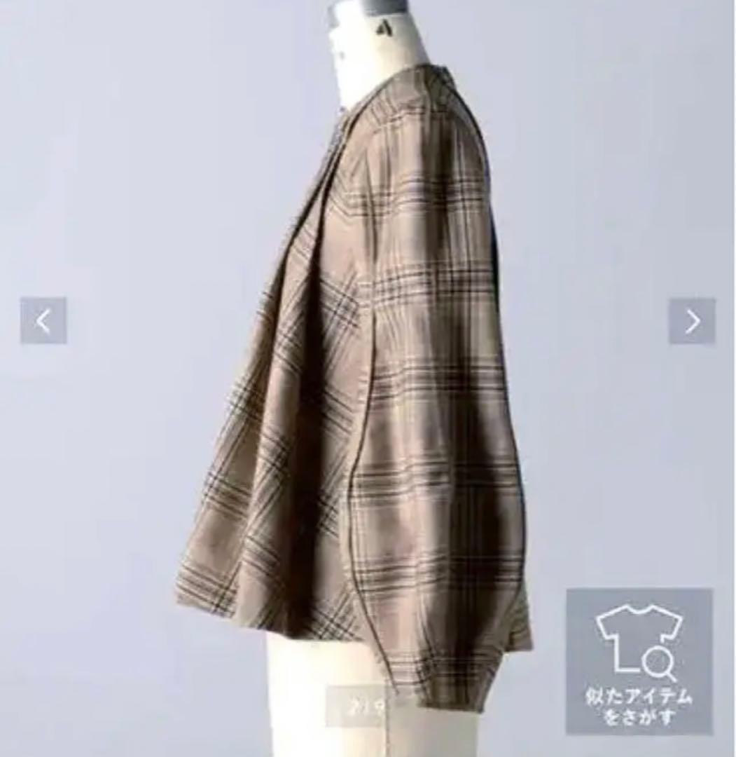 BLAMINK ブラミンク　チェックブラウス