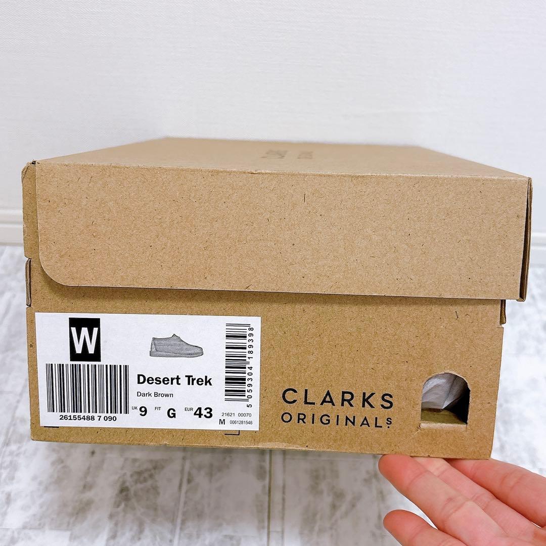 新品✨Clarks クラークス デザートトレック ブーツ UK9 27cm 濃茶