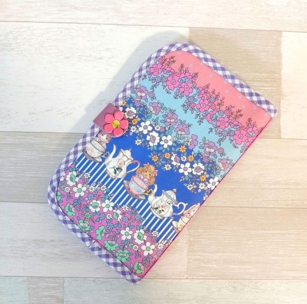 専用☆サイドポケットぷっくりバッグ＆ストラップ＆マルチケース☆ ジョリーフルール