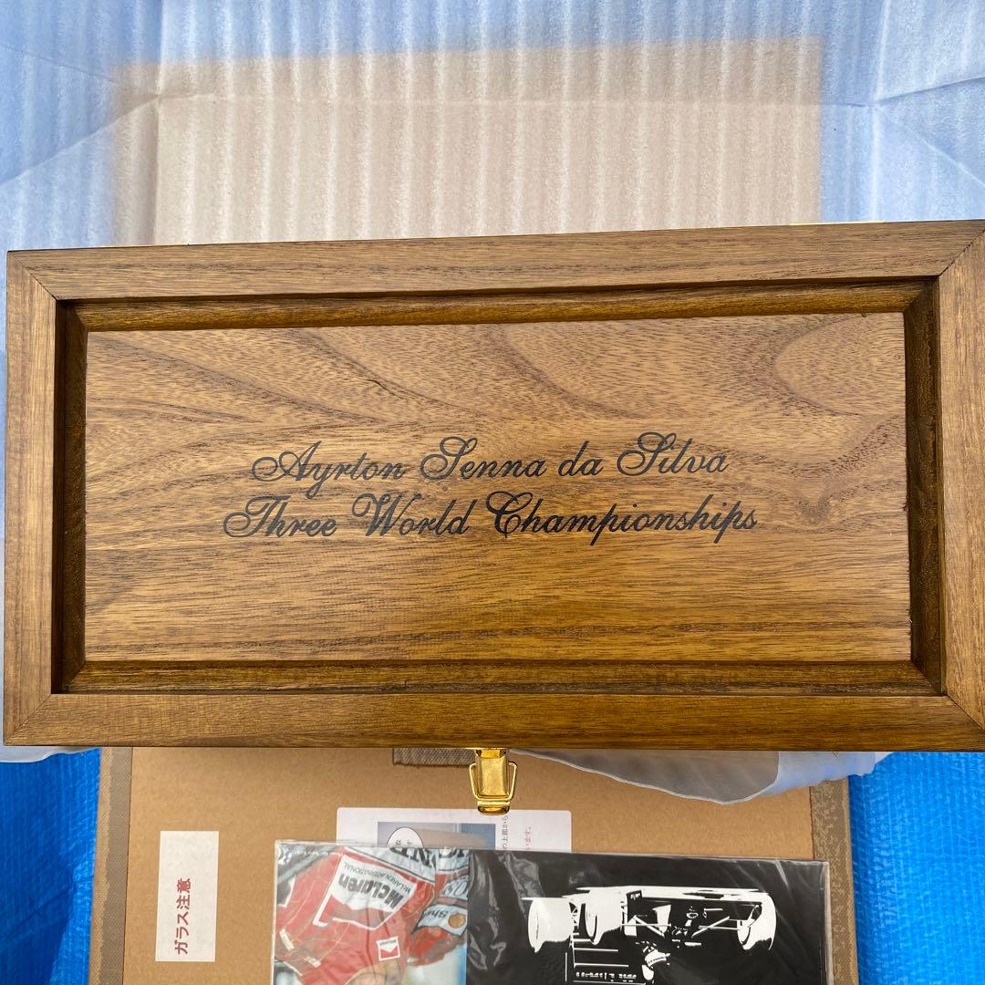 新品！超希少！世界1,000体限定　アイルトンセナ　ブロンズ像　69/1000