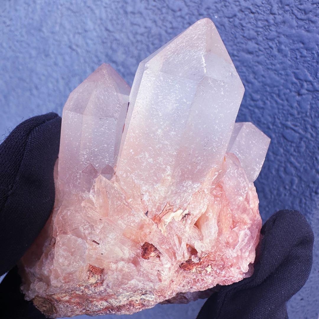 爆アレ❗️可愛いピンク♡超綺麗マダガスカル産パイナップルピンククラスターA1470