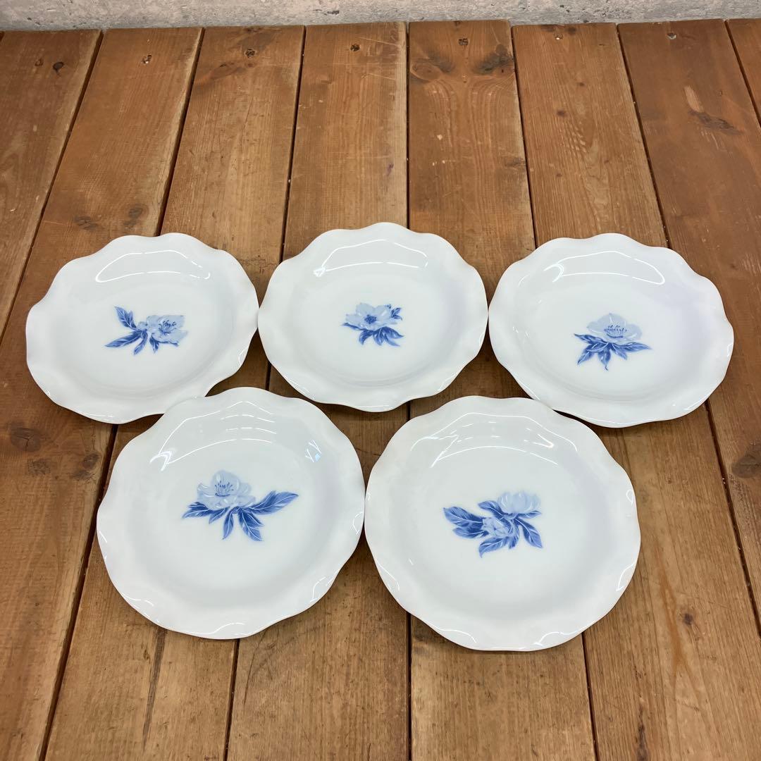 深川製磁 オリエンタルブルー 陶器製 銘々皿 茶道具セット 湯飲み 急須 大皿