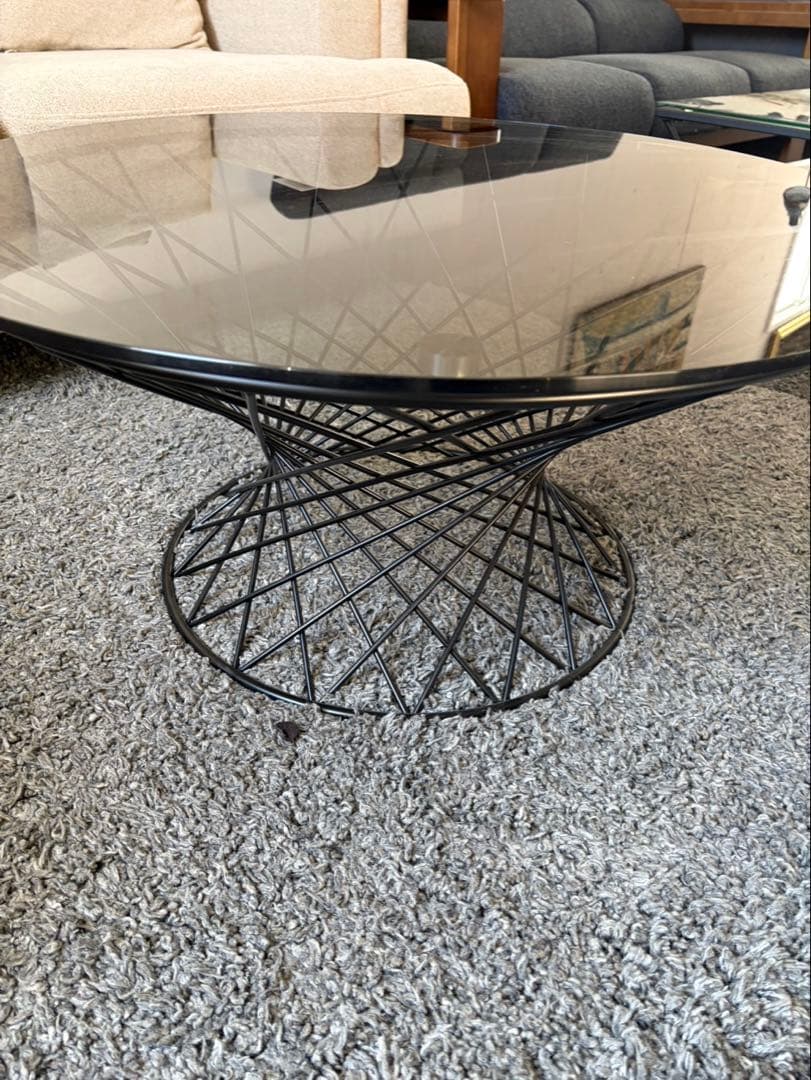 Francfranc　マーリア　コーヒーテーブル　ブラック　W80 ㎝