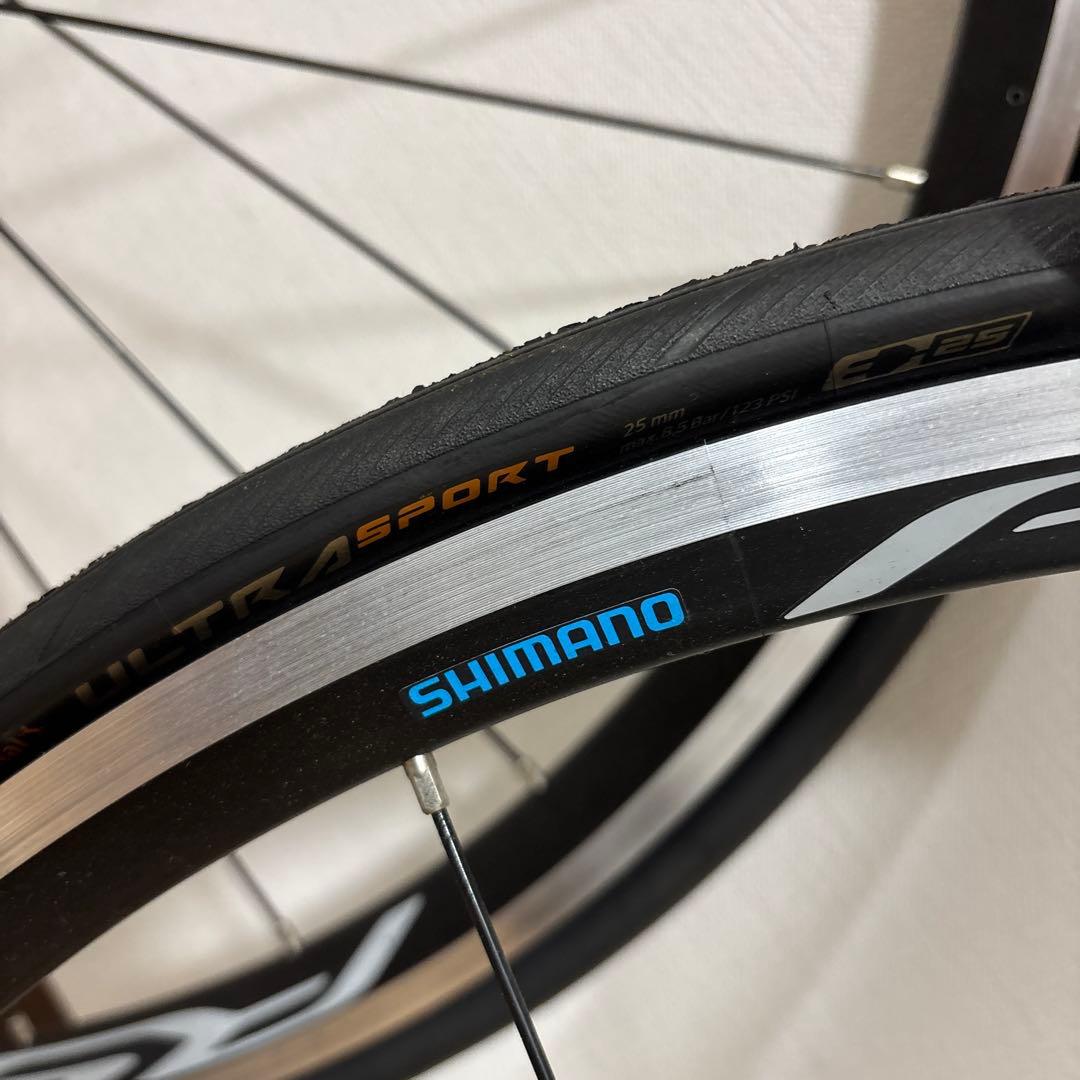 Shimano WH-RS100前後セット　105スプロケット