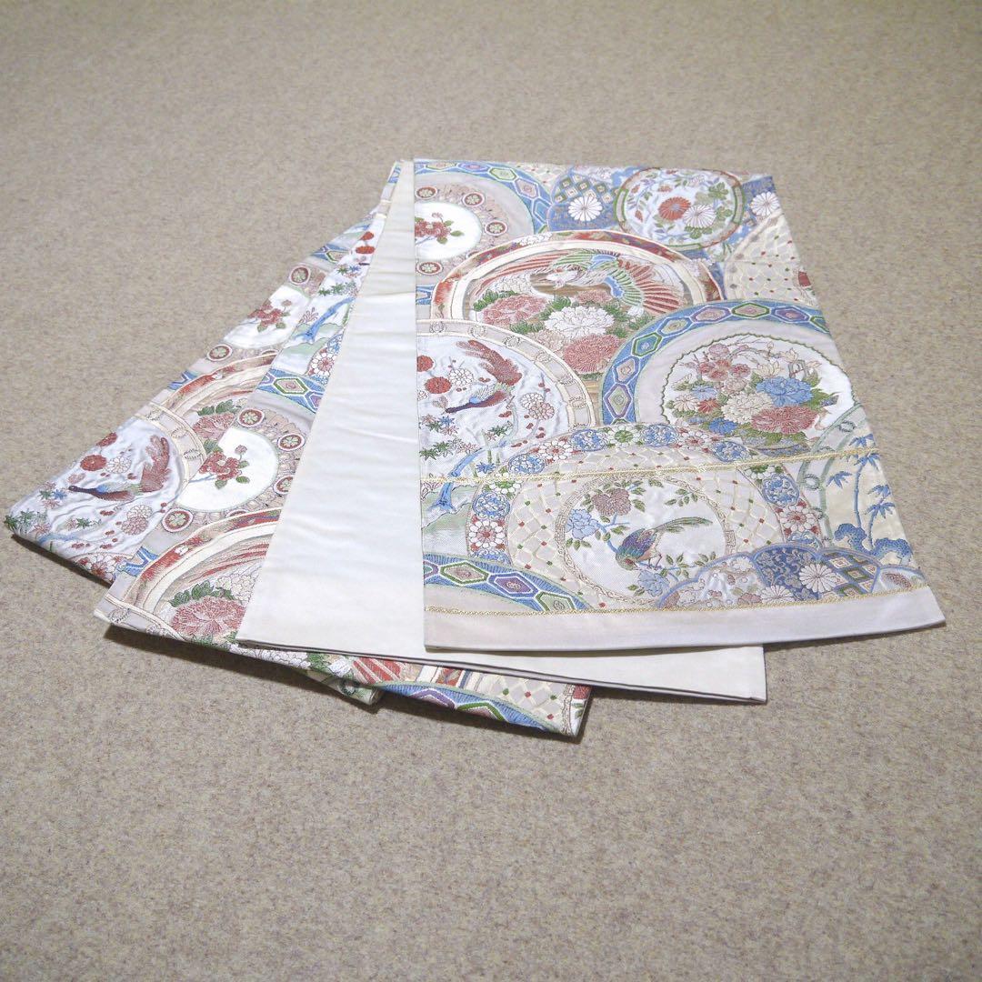 ☆☆☆！早い者勝ち！！ 正絹 中古 西陣織 仕立て上がり袋帯☆147