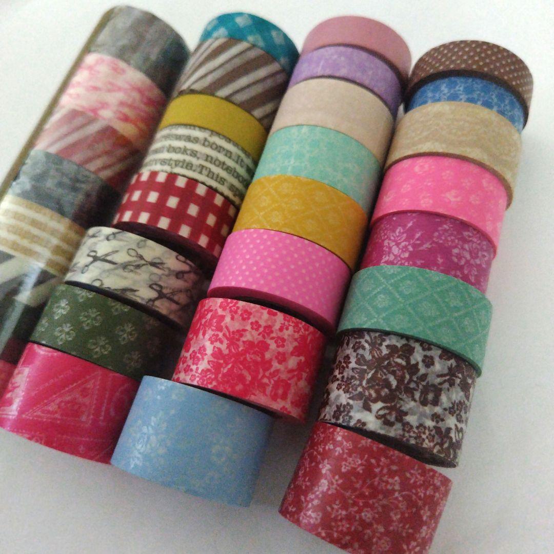 マークス マスキングテープ ミニサイズ8巻セット 4種類まとめて 中古