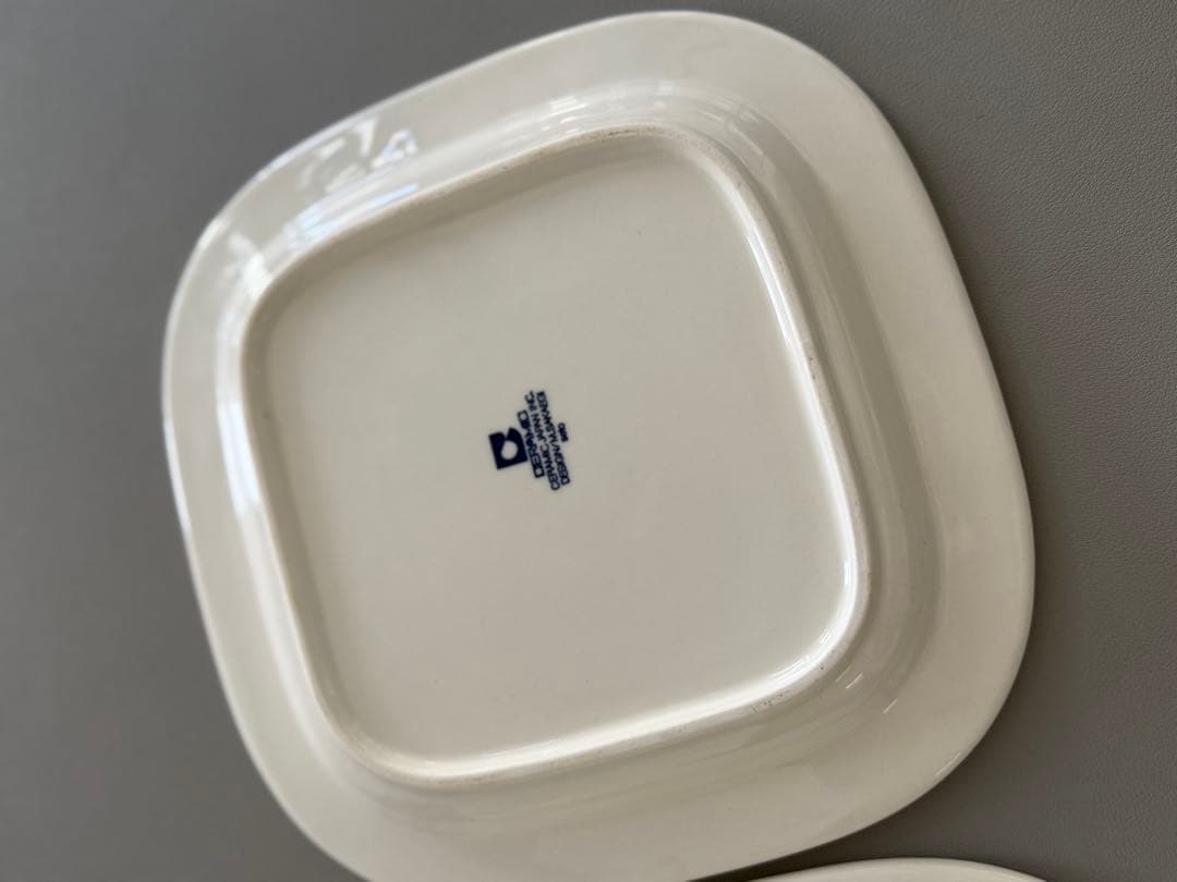 陶芸家 栄木正敏さんデザイン　2枚セット