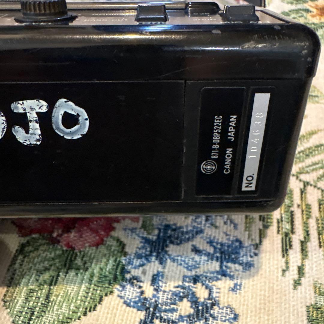 CANON 8mmシネカメラ 1014XL-S 電源オン