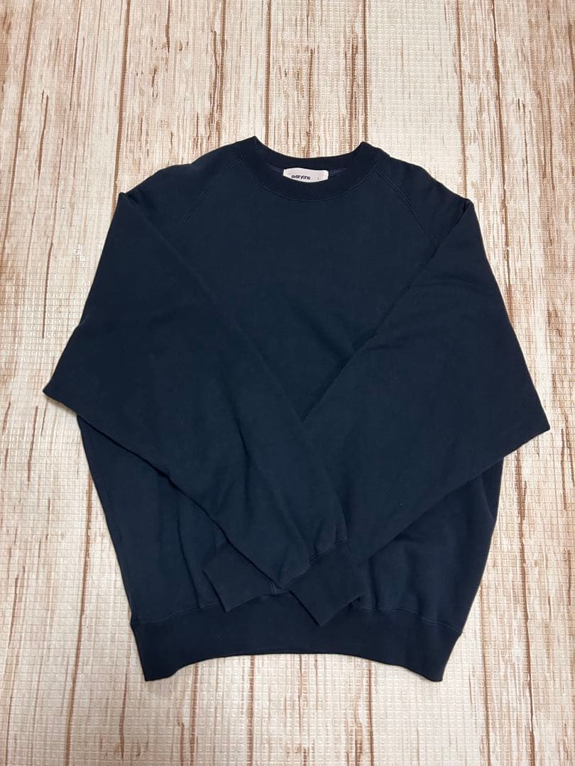 【美品】everyone classic crew neck sweat L
