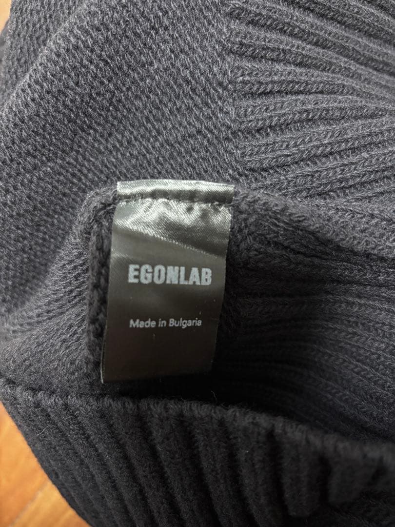 【新品未使用】 Egonlab. ラインタートルネックニット