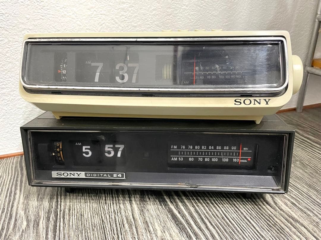 パタパタ時計　ジャンク品　まとめ売り　SONY SANYO National