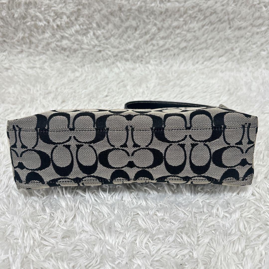 COACH アクセサリーポーチ ワンショルダー シグネチャー タッセル