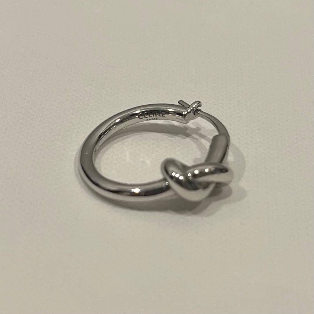 CELINE セリーヌ ノットスモールフープ ピアス 片耳のみ