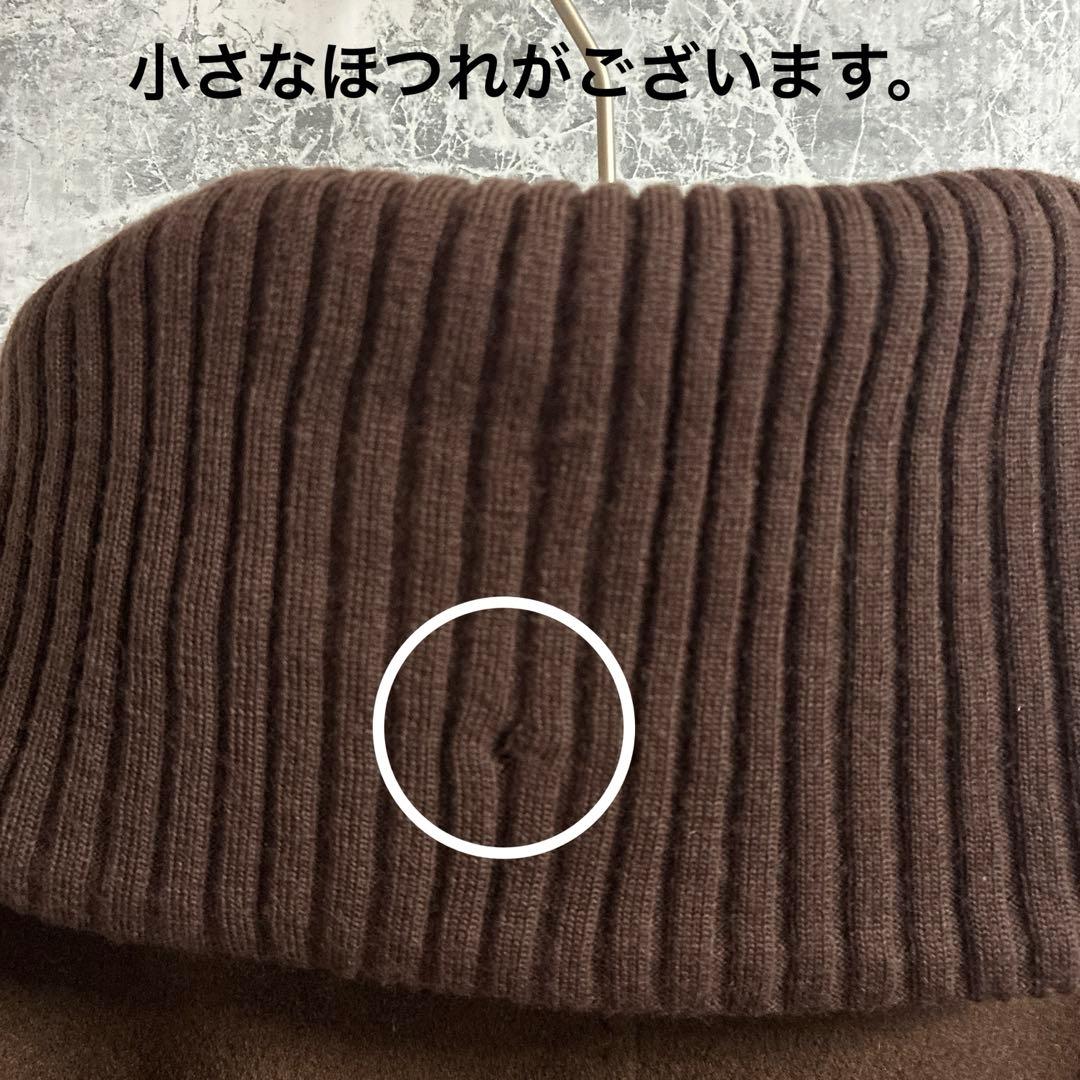 DECOSTER ヤク　ウールコート【9】ダークブラウン　高級　肌触り良い