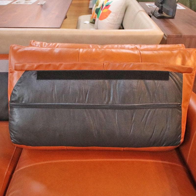 三人掛けソファ オイルレザー 革張り 本革 高級 リビング 668-047