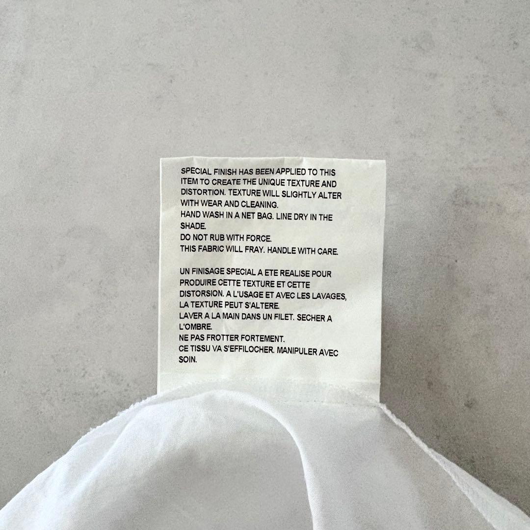 美品　トリココムデギャルソン　Aライン　フリル　刺繍　ギャザー　ブラウス