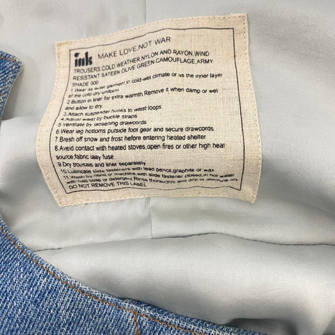 inkインクデニムリメイクベストリーバイス