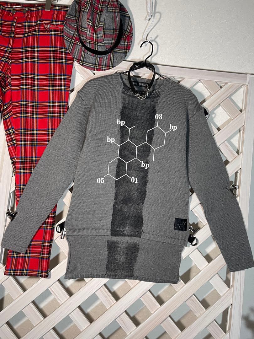 ⭐︎ bio-politics ⭐︎ ニット　美品　90's