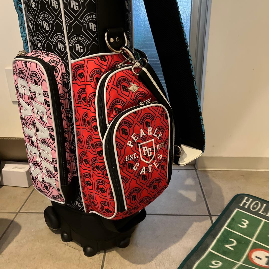 キャスター付き　PEARLY GATES ゴルフバッグ 多色