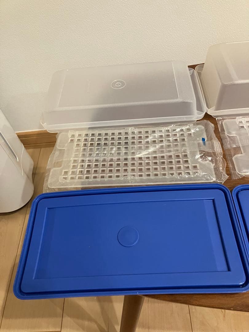 タッパーウェアSS 中３つ小１つ　すのこ付き