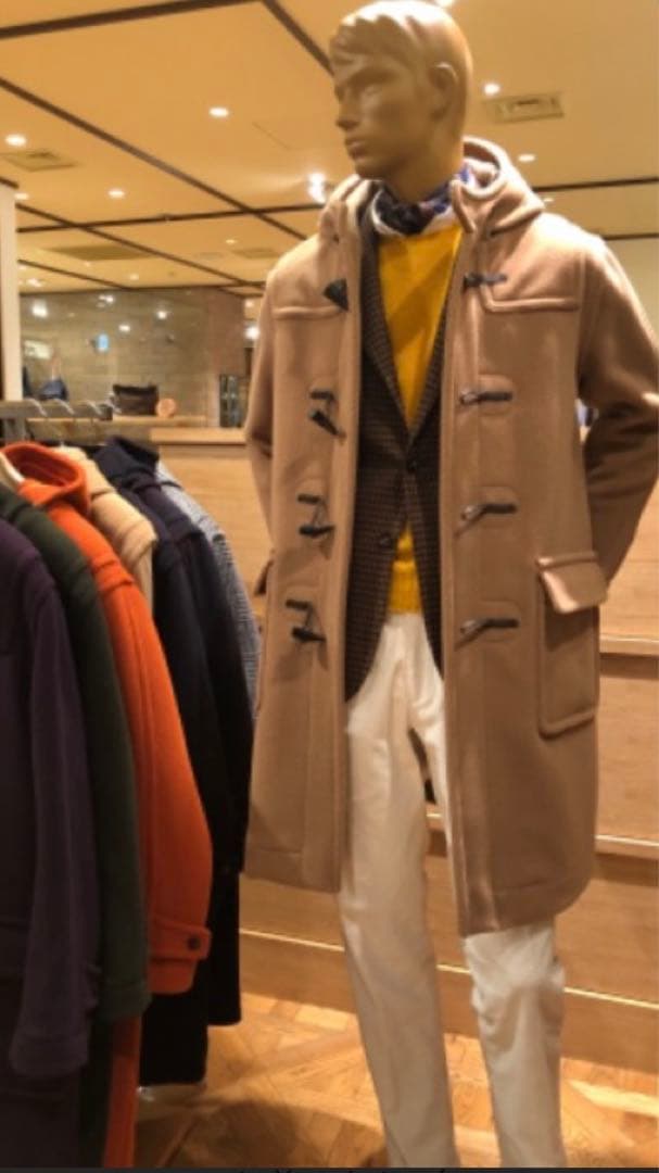 yuz　未使用INVERTEREインバーティア　ダッフルコートキャメル36