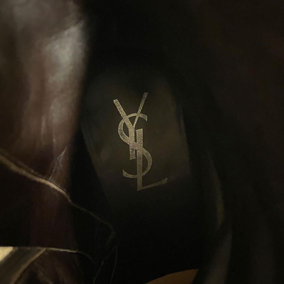 わかりゃうさん専用 サンローランリヴゴーシュ オーストリッチ ジョニーブーツ