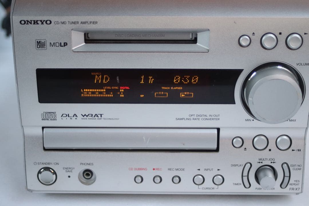 ONKYO オンキョー　オンキヨー CD/MD コンポ FR-X7