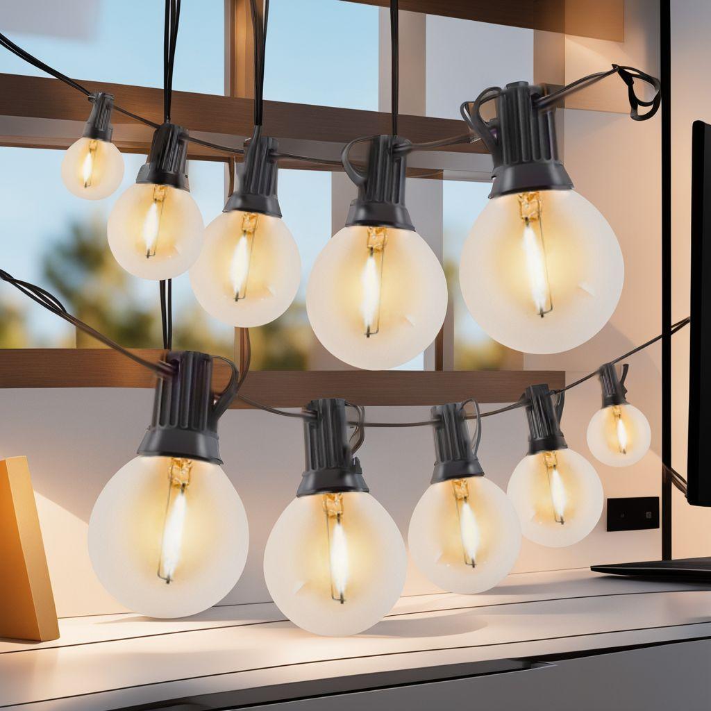 E12ソケット LED電球 イルミネーションライト ストリングライト 防雨型